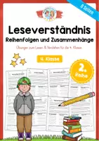 Vorschau - Arbeitsblätter - Lesen & Verstehen: Reihenfolgen und Zusammenhänge (4. Klasse) - Deckblatt