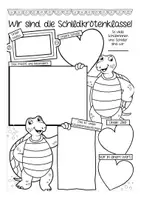 Vorschau - Arbeitsblätter - Unsere Klasse vorstellen Deutsch kreatives Schreiben in der Schildkrötenklasse - Seite 2