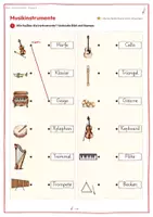 Vorschau - Arbeitsblätter - Musikinstrumente Grundschule | Instrumente kennenlernen Arbeitsblätter | Instrumentengruppen | Musik Klasse 2 3 - Seite 1