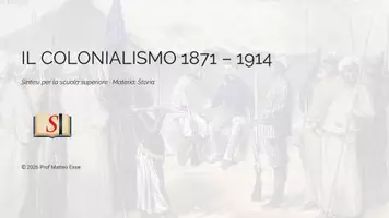 anteprima - Presentazioni / Lavagne - IL COLONIALISMO-1871-1914 - Pagina di copertina