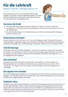 Vorschau - Stundenentwürfe - Gelenke und Bewegungen des Arms – Mission Gelenke | Biologie-Mission Klasse 5-6 - Seite 1