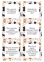 Vorschau - Spiele - Halloween Gesprächskarten für Kinder - 24 Fragen für Morgenkreis, Unterricht & Klassengemeinschaft - Halloween in der Klasse - Halloween Spiele und Aktivitäten - Seite 1