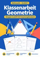 Vorschau - Arbeitsblätter - Mathe Klasse 7 Komplettpaket: Prozent, Terme, Geometrie - Seite 1