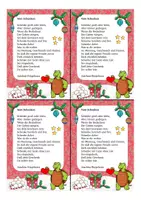 Vorschau - Mal- und Bastelvorlagen - Weihnachtsgrüße Schildkrötenklasse Weihnachten - Seite 3