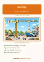 Vorschau - Arbeitsblätter - Der Kran – Lesespurgeschichte mit Rätselaufgaben (Klasse 8) - Seite 1