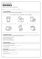 Vorschau - Arbeitsblätter - Englisch Grundschule – Animals, Food & Drinks | 3 kostenlose Arbeitsblätter zum Ausmalen - Seite 2