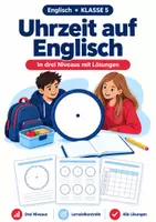 Vorschau - Arbeitsblätter - Englisch Klasse 5 Komplettpaket: Grammatik und Klassenarbeit - Seite 1