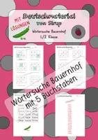 Vorschau - Arbeitsblätter - Wörtersuche Bauernhof (mit 5 Buchstaben) - Deckblatt