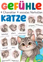Vorschau - Fördermaterial/Inklusion - Gefühlskarten Katze Klassentier Katzenklasse - Deckblatt