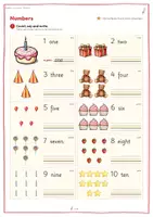Vorschau - Arbeitsblätter - Zahlen Englisch Klasse 3 | Numbers Englisch | Zahlen 1 bis 20 auf Englisch | Numbers Worksheets | Englisch Grundschule - Seite 1