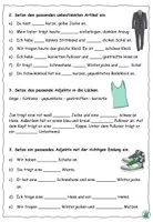 Vorschau - Arbeitsblätter - Übung "Kleidung beschreiben" DaZ / DaF / Deutsch - Seite 2