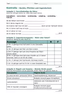Vorschau - Arbeitsblätter - Kontrolle – Rechte, Pflichten und Jugendschutz - Deckblatt