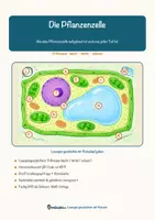 Vorschau - Arbeitsblätter - Die Pflanzenzelle – Lesespurgeschichte mit Rätselaufgaben (Klasse 8) - Seite 1