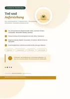 Vorschau - Stundenentwürfe - Tod und Auferstehung- Komplettpaket für die Studienstufe - Deckblatt