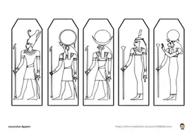 Vorschau - Unterrichtsreihen - Kunst Äypten: Lesezeichen Ägypten - Seite 3