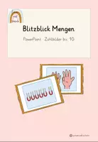Vorschau - Spiele - Blitzblick Mengen – PPP Mengen bis 10 blitzschnell erkennen - Deckblatt