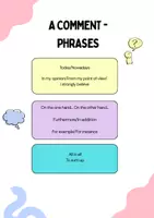 Vorschau - Arbeitsblätter - A comment - How to write a comment - Seite 2