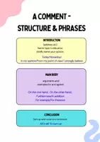 Vorschau - Arbeitsblätter - A comment - How to write a comment - Seite 3