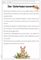 Vorschau - Arbeitsblätter - Lesetext Ostern - Seite 3