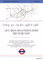 Vorschau - Arbeitsblätter - Getting Around London with the Tube Map - Deckblatt