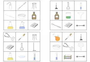 Vorschau - Spiele - Laborgeräte Chemie - Bingo - Seite 2