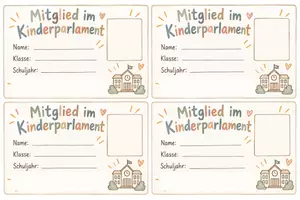 Vorschau - Poster - Ausweis Kinderparlament - Seite 1