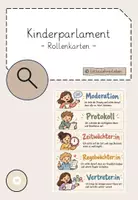 Vorschau - Poster - Rollenkarten Kinderparlament - Deckblatt