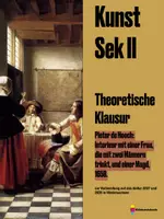 Vorschau - Arbeitsblätter - Theoretische Klausur: Werkanalyse zu Pieter de Hoochs Gemälde „Interieur mit einer Frau, die mit zwei Männern trinkt, und einer Magd“ - Deckblatt