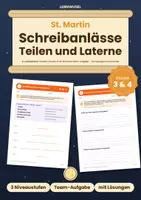 Vorschau - Arbeitsblätter - St. Martin Schreibanlässe Klasse 3/4 - Deckblatt