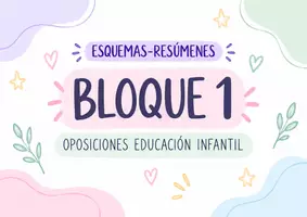 Vista previa - Para docentes: organización, planificación y formación - ESQUEMAS BLOQUE 1 OPOSICIONES EDUCACIÓN INFANTIL - Portada