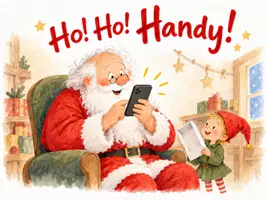 Vorschau - Anderer Materialtyp - Ho ho Handy - humorvolles Theaterstück für die Grundschule - Weihnachten - Weihnachtsfeier - Seite 1
