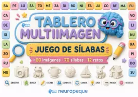 Vista previa - Unidades / Secuencias / Situaciones de Aprendizaje - JUEGO DE SÍLABAS. TABLERO MULTIIMAGEN - página 1