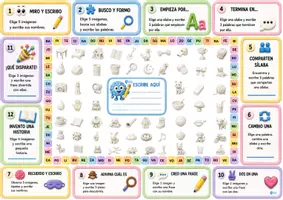 Vista previa - Unidades / Secuencias / Situaciones de Aprendizaje - JUEGO DE SÍLABAS. TABLERO MULTIIMAGEN - página 3