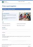 Vorschau - Stundenentwürfe - ENGLIVA SPEAK: Unit 14 · Move and keep fit! (MORE! 2, LP 2023) – Speaking Activity - Seite 1