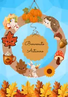 anteprima - Clipart / Immagini originali - GHIRLANDA AUTUNNALE - Pagina di copertina