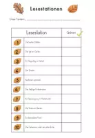 Vorschau - Arbeitsblätter - Herbst Tandemlesen Stationen (Klasse 3) - Seite 3