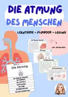 Vorschau - Stationenlernen - Die Atmung des Menschen - Deckblatt