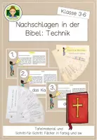 Vorschau - Arbeitsblätter - Nachschlagen in der Bibel (Religion Grundschule Klasse 3-4) - Seite 1