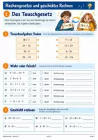 Vorschau - Stundenentwürfe - Rechengesetze & geschicktes Rechnen – Tausch-, Verbindungs- und Verteilungsgesetz | Mathe Klasse 5 - Seite 2