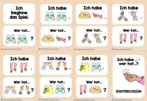 Vorschau - Spiele - Lesespiel Bodypercussion Kl.1-4 - Seite 1