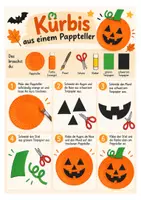 Vorschau - Arbeitsblätter - Halloween basteln für Kinder 🎃 | Großes Bastelpaket mit Pappteller, Toilettenpapierrollen & Schneideübungen - Seite 3