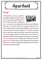 Aperçu - Inclusion - Apartheid – Fiche : texte à trous, compréhension orale et mots mêlés - Page 2