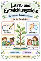 Vorschau - Fördermaterial/Inklusion - Tischtransparenz Lern- und Entwicklungsziele - Deckblatt
