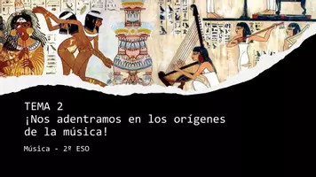 Vista previa - Unidades / Secuencias / Situaciones de Aprendizaje - ORÍGENES DE LA MÚSICA Y EDAD MEDIA | Presentación + Quiz - página 1
