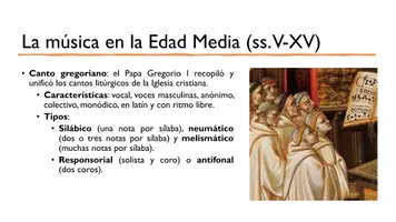 Vista previa - Unidades / Secuencias / Situaciones de Aprendizaje - ORÍGENES DE LA MÚSICA Y EDAD MEDIA | Presentación + Quiz - página 3