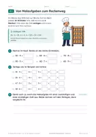 Vorschau - Arbeitsblätter - Schriftliche Multiplikation Klasse 4 - Seite 3