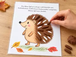 Vorschau - Bildkarten - 10 Knetmatten Herbst, Knetmatten Kinder - Seite 1