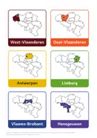 Voorbeeld - Flitskaartjes Provinciehoofdplaatsen van België - Voorblad