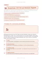 Vorschau - Arbeitsblätter - Klasse 9 · Geschichte · Sachsen · Revolutionen 1917/18 Weimarer Republik - Seite 2