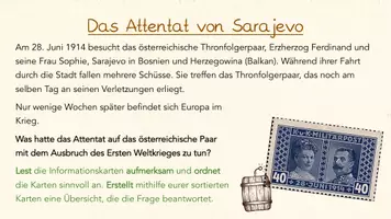 Vorschau - Stundenentwürfe - Der Erste Weltkrieg - Attentat von Sarajevo und Julikrise (Geschichte 8/9) - Seite 3